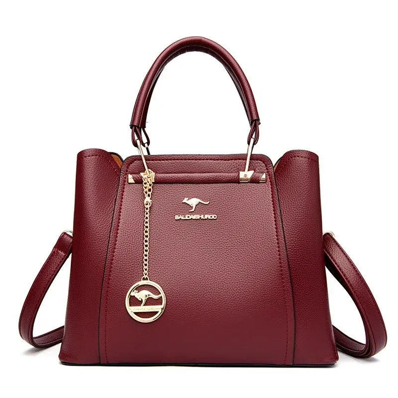 Sac Shopping Messenger en Simili-Cuir Souple