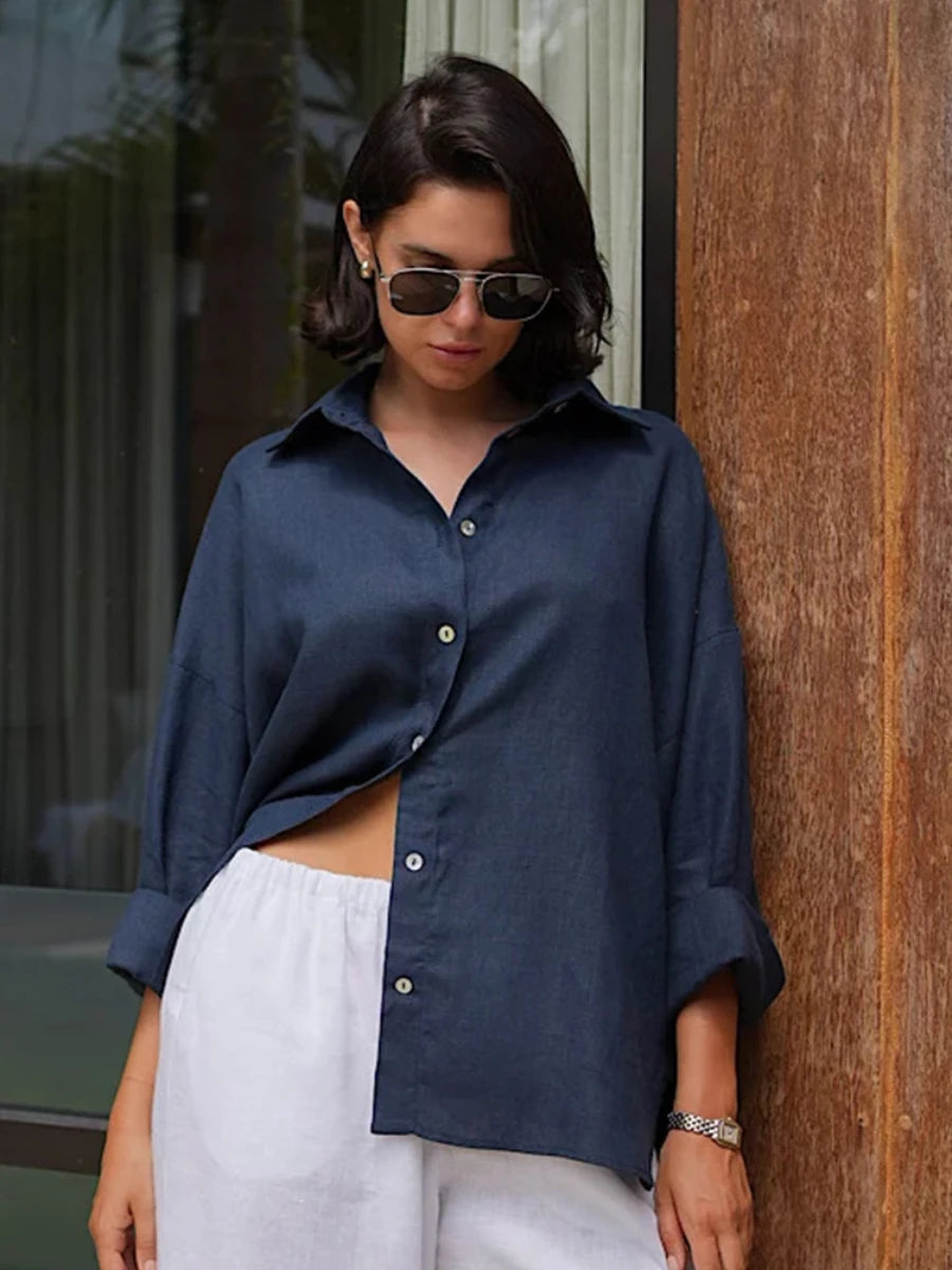 Chemise Cardigan en Coton 100%