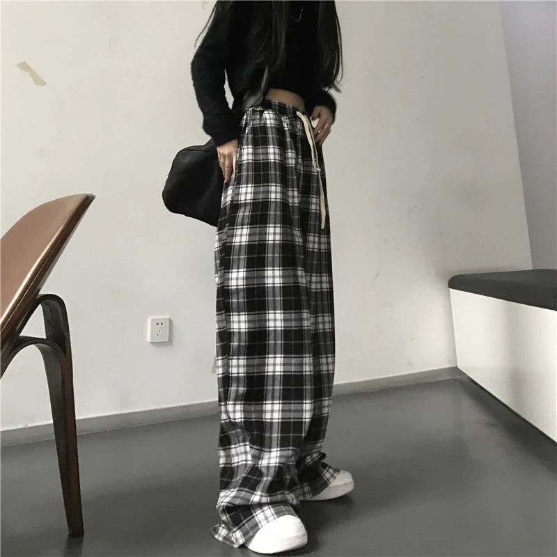 Pantalon Sweat à Carreaux