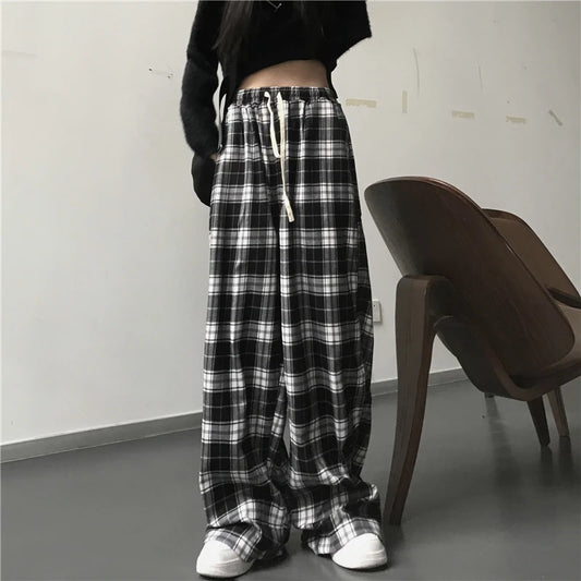 Pantalon Sweat à Carreaux
