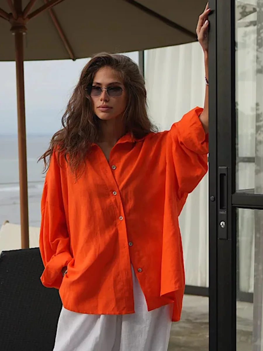 Chemise Cardigan en Coton 100%