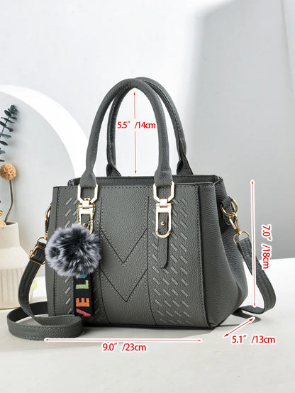 Sac Bandoulière Brodé Grand Modèle