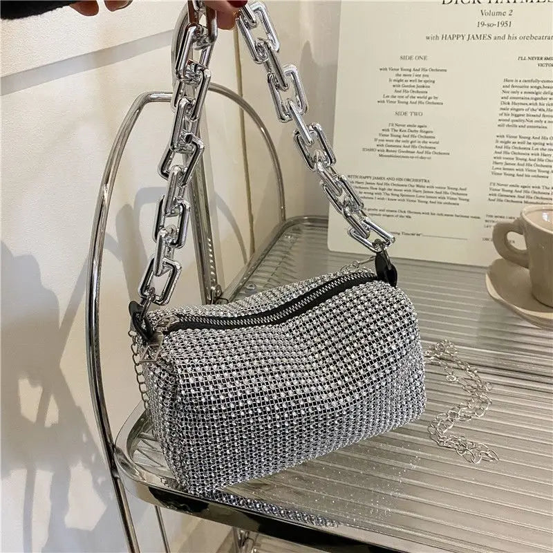 Sac Seau Nacré à Strass
