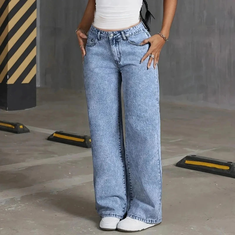 Jeans Femme Wide Leg