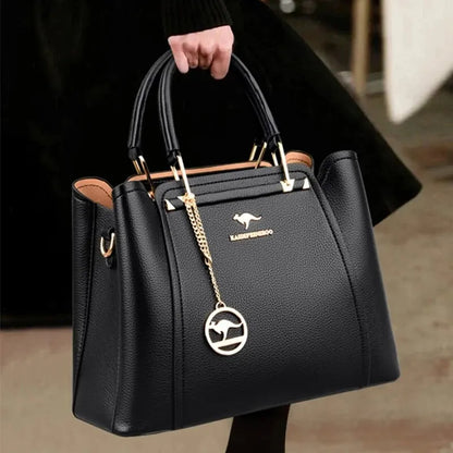 Sac Shopping Messenger en Simili-Cuir Souple