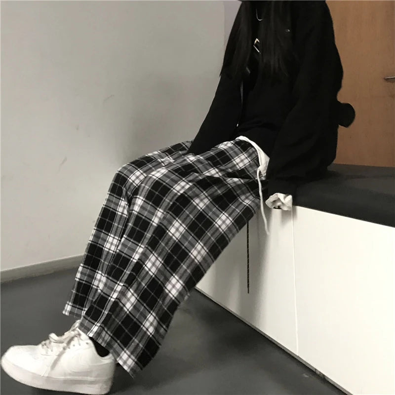Pantalon Sweat à Carreaux