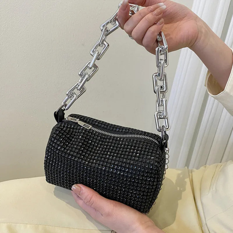 Sac Seau Nacré à Strass