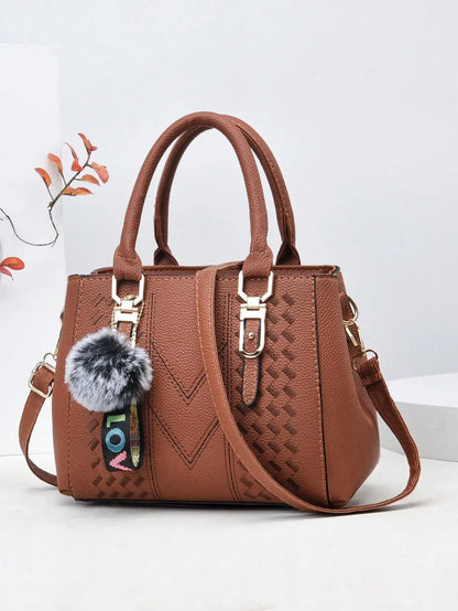 Sac Bandoulière Brodé Grand Modèle