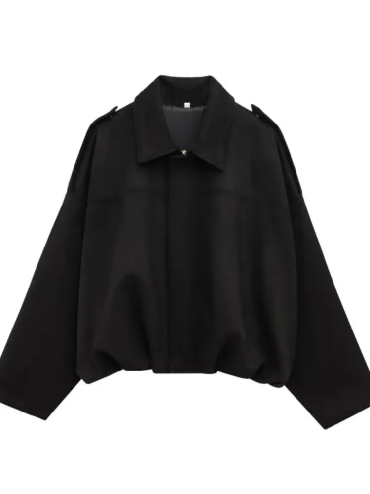 Bomber Femme en Simili Suédine