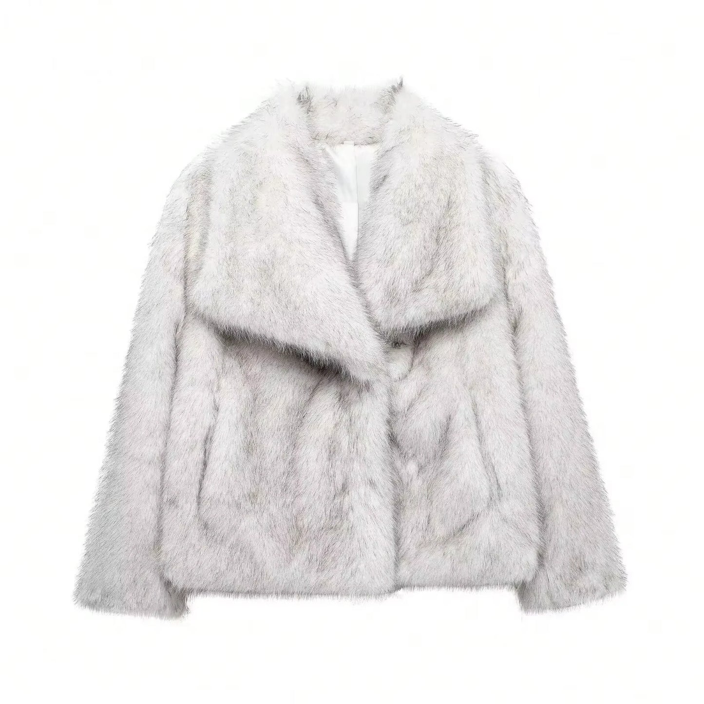 Manteau Femme en Fausse Fourrure