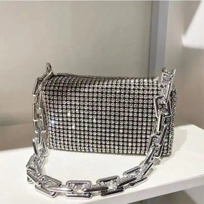 Sac Seau Nacré à Strass