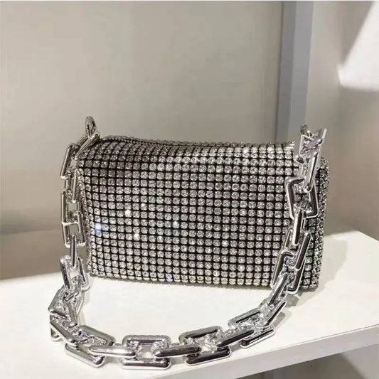 Sac Seau Nacré à Strass