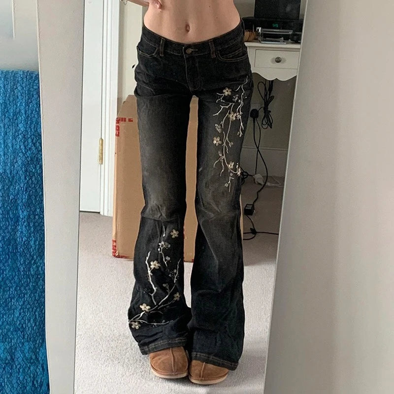 Jeans Brodés Vintage