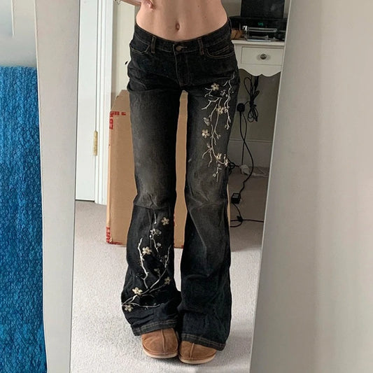 Jeans Brodés Vintage